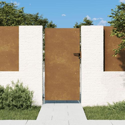 vidaXL Poort 85x175 cm cortenstaal, Tuin en Terras, Tuinpoorten, Nieuw, Verzenden