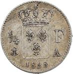 France. Charles X. 1/4 Franc 1828-A, Paris (Sans Prix de, Postzegels en Munten