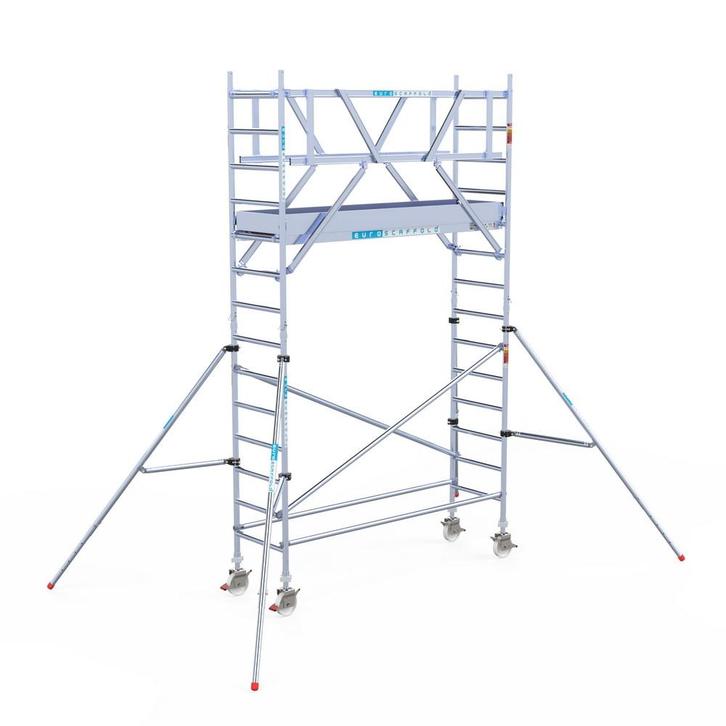 Rolsteiger Professional 75x250 5,2m werkhoogte vrijstaand, Doe-het-zelf en Bouw, Steigers, Rolsteiger of Kamersteiger, Nieuw, 2 tot 5 meter