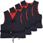 vidaXL Zwemvesten 50 N 30-50 kg marineblauw 4 st, Watersport en Boten, Watersportkleding, Verzenden, Nieuw