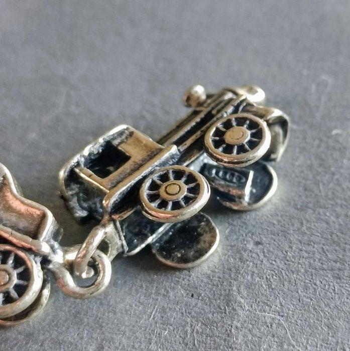 No Reserve Price - Train with wagons - Miniatuur figuur -, Antiek en Kunst, Antiek | Zilver en Goud