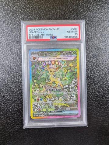 Pokémon - 1 Graded card - Leafeon ex #200 - Pokémon Terastal