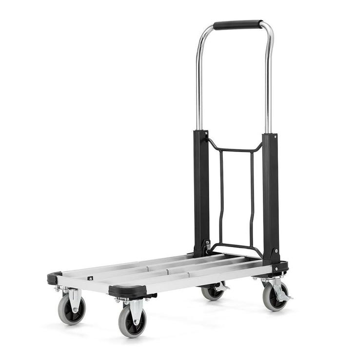 Opvouwbare transportwagen - lichtgewicht aluminium - max...., Doe-het-zelf en Bouw, Transportwagens, Nieuw, Ophalen of Verzenden