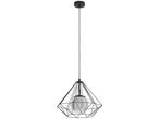 Veiling - EGLO Vernham hanglamp Ø445mm zwart/fumé glas, Huis en Inrichting, Nieuw