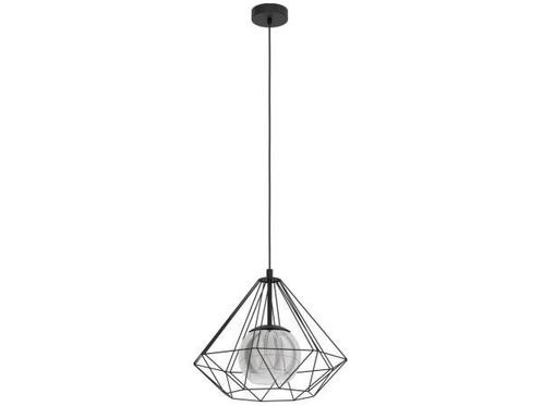Veiling - EGLO Vernham hanglamp Ø445mm zwart/fumé glas, Huis en Inrichting, Lampen | Hanglampen