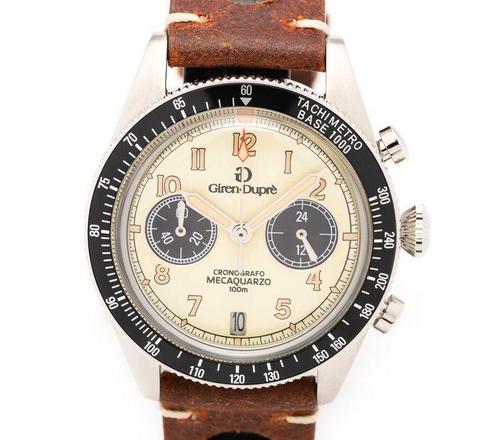 Giren Duprè - MecaQuartz watch Heritage Ivory dial 39mm -, Handtassen en Accessoires, Horloges | Heren