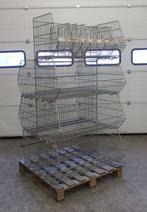 Stapelmand, Draadmanden, Rek, Display, Stelling 94cm, chroom, Zakelijke goederen