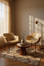 Olli Mannermaa - Fauteuil (2) - Modèle 1106 - Acier, skaï