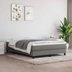vidaXL Pocketveringmatras 140x190x20 cm stof donkergrijs, Huis en Inrichting, Slaapkamer | Matrassen en Bedbodems, Verzenden, Nieuw