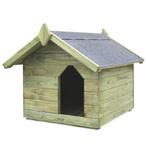 vidaXL Niche de jardin avec toit ouvrant Bois de pin, Animaux & Accessoires, Accessoires pour chiens, Neuf, Verzenden