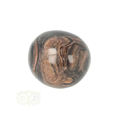 Stromatoliet trommelsteen Nr 37 - 17 gram, Handtassen en Accessoires, Edelstenen, Nieuw, Verzenden