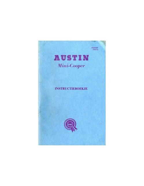 1963 AUSTIN MINI COOPER INSTRUCTIEBOEKJE NEDERLANDS, Auto diversen, Handleidingen en Instructieboekjes