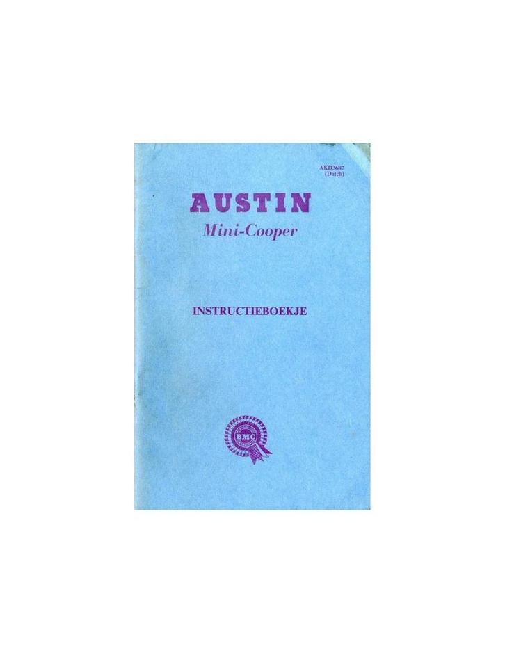 1963 AUSTIN MINI COOPER INSTRUCTIEBOEKJE NEDERLANDS, Auto diversen, Handleidingen en Instructieboekjes