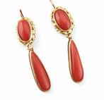 Koraal - Argento 925 - Hangoorbellen - Italiaans ambacht, Antiek en Kunst