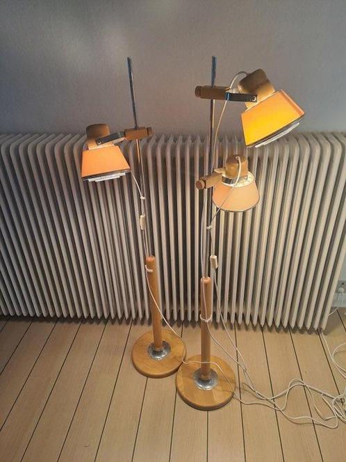 Markslojd - Staande lamp (2) - Vurenhout - Vintage, Antiek en Kunst, Antiek | Verlichting