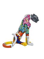 Beeldje - Modern Cheetah - Glasvezel, Antiek en Kunst