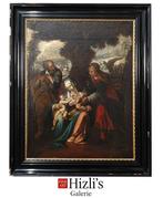 Italiaanse school (XVII), Werkplaats van - Heilige Familie, Antiek en Kunst