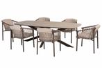 4 Seasons Outdoor Allora tuinset terre met Prado tafel met