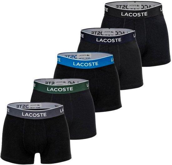 2dekans | Lacoste Trunk Boxershorts Heren (5-pack) - Maat, Kleding | Heren, Ondergoed, Ophalen of Verzenden