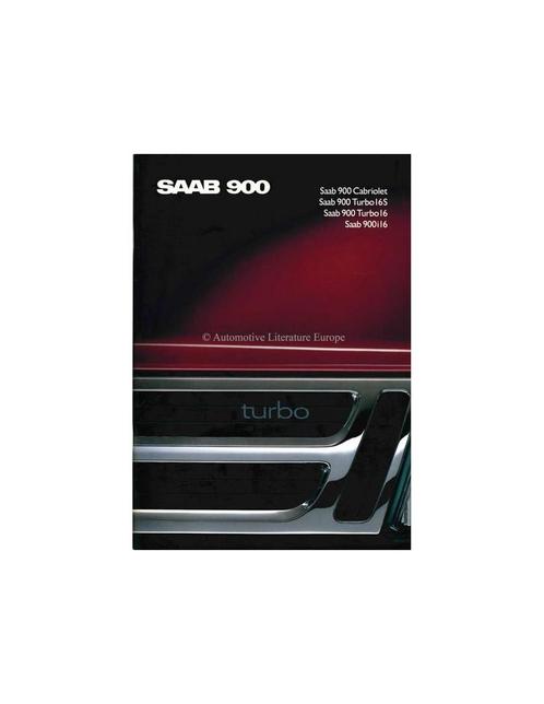 1989 SAAB 900 PROGRAMMA BROCHURE FRANS, Livres, Autos | Brochures & Magazines, Enlèvement ou Envoi