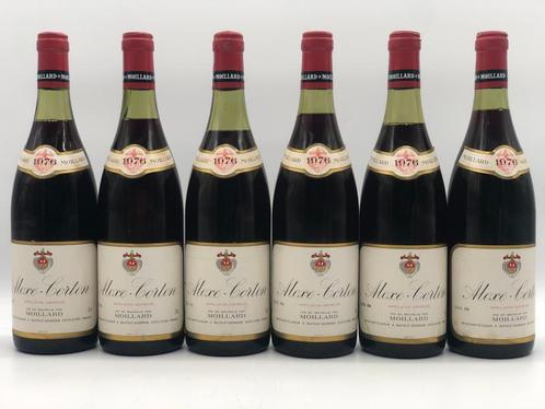 6 x 75cl Aloxe-Corton Moillard 1976 (Burgundy, rood), Collections, Vins, Enlèvement ou Envoi