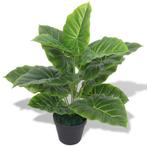 vidaXL Kunst taro plant met pot 45 cm groen, Nieuw, Verzenden