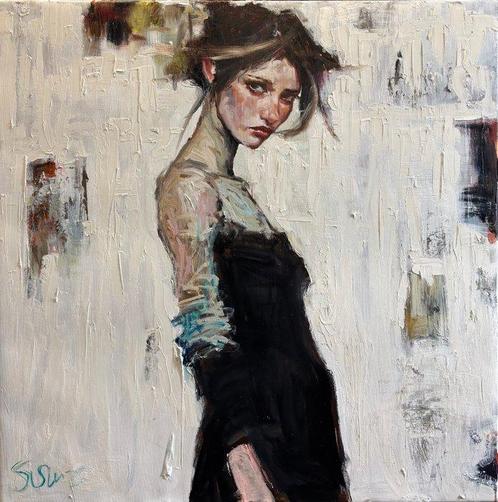 Suzan Schuttelaar - Still She Stands, Antiek en Kunst, Kunst | Schilderijen | Modern