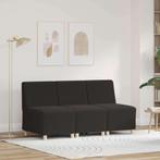 vidaXL Modulaire Sofa Eenheid Armless 3 pcs Donkergrijs, Huis en Inrichting, Verzenden, Nieuw