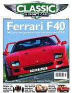 2002 CLASSIC AND SPORTSCAR MAGAZINE MAART ENGELS, Nieuw