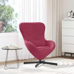 vidaXL Fauteuils, Relaxstoelen & Slaapstoelen Wijnrood, Huis en Inrichting, Verzenden, Nieuw