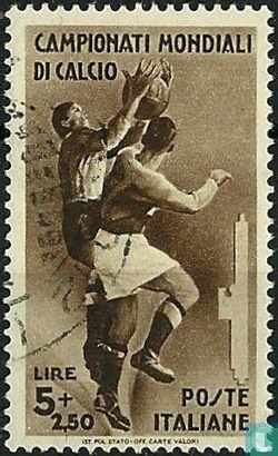 Italië - Wereldkampioenschap voetbal - 1934, Timbres & Monnaies, Timbres | Europe | Italie, Envoi