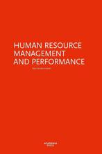Human resource management and performance 9789038224114, Boeken, Verzenden, Gelezen, Vanderstraeten