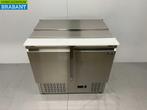 RVS HCB Saladette Koelwerkbank 2 deuren 1/1 GN 90 cm 230V, Ophalen of Verzenden, Nieuw in verpakking