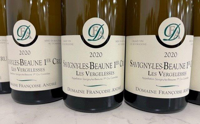 2020 Domaine Francoise André Les Vergelesses - Savigny lès, Verzamelen, Wijnen