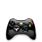 Microsoft Xbox 360 Controller Wireless Chrome Black, Games en Spelcomputers, Spelcomputers | Xbox 360, Ophalen of Verzenden, Zo goed als nieuw
