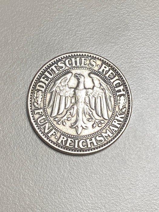 Duitsland, Weimar Republiek 5 Reichsmark 1932 A Eichbaum, Postzegels en Munten, Munten | Europa | Niet-Euromunten