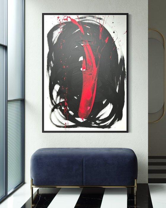 Eren - Shadow & Fire - XXL, Antiek en Kunst, Kunst | Schilderijen | Modern