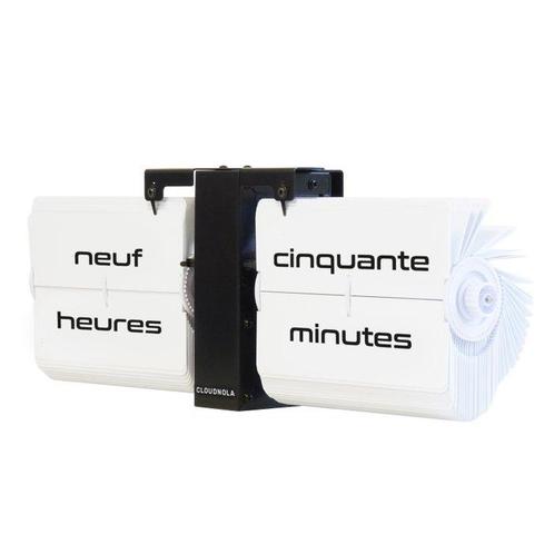 Horloge - Limited Edition - French Text - Unique Design Flip, Antiek en Kunst, Kunst | Designobjecten