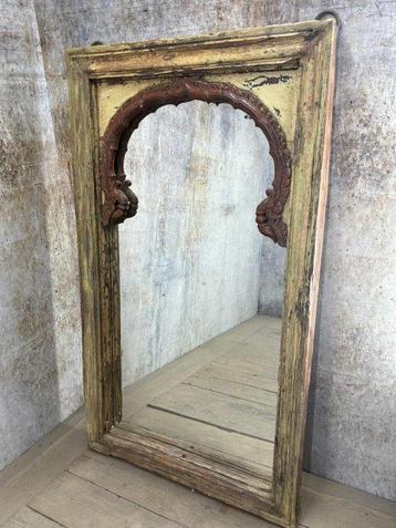 Schouwspiegel - Glas, Hout