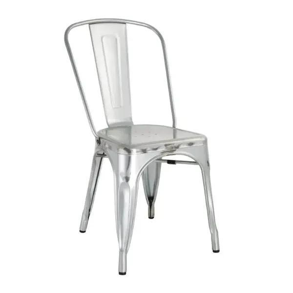 Stoelen | BISTRO | Staal | Silver | In-/Outdoor |, Zakelijke goederen, Horeca | Keukenapparatuur, Nieuw in verpakking, Verzenden