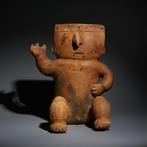 Quimbaya, Colombia, Terracotta Antropomorfe figuur. 400-700