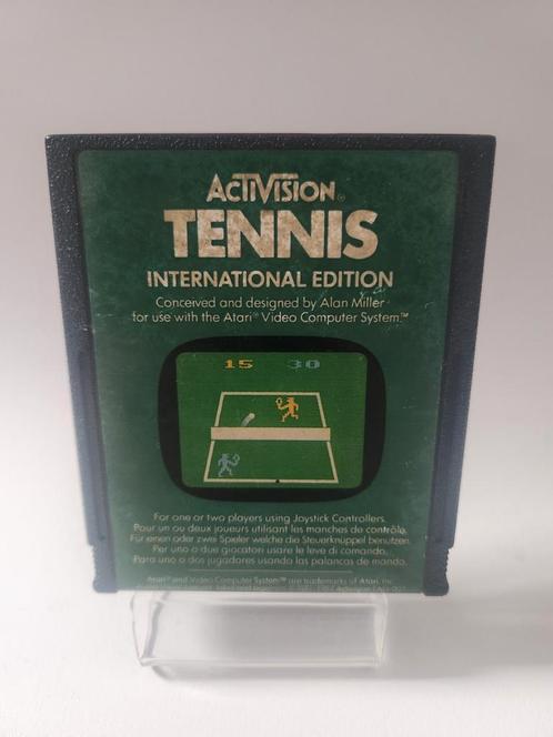 Tennis International Edition Atari 2600, Games en Spelcomputers, Games | Atari, Zo goed als nieuw, Ophalen of Verzenden