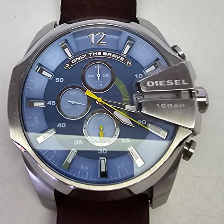 Diesel DZ4281 Herenhorloge Mega Chief | Nette Staat, Handtassen en Accessoires, Horloges | Heren, Nieuw, Ophalen of Verzenden