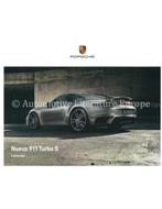 2020 PORSCHE 911 TURBO S HARDCOVER BROCHURE SPAANS, Nieuw