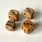 Dobbelstenen - Noot - Koloniaal - 19e eeuw