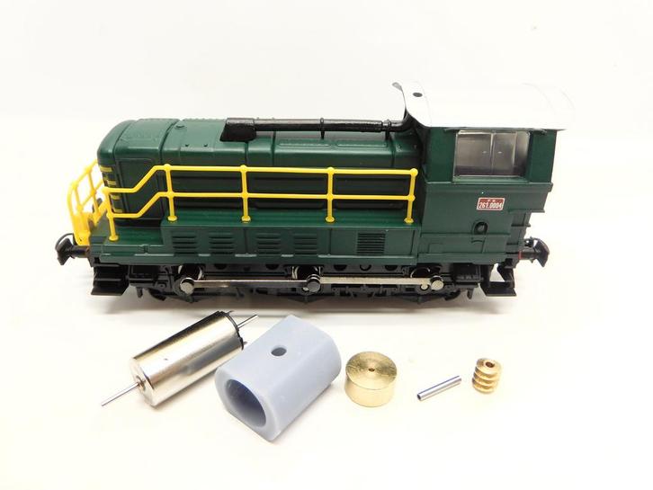 micromotor HLM002C motor ombouwset voor Lima, Jouef FS 261, Hobby en Vrije tijd, Modeltreinen | H0, Gelijkstroom, Overige typen
