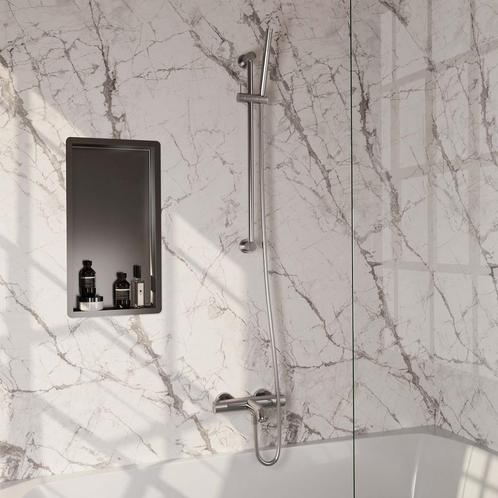 Opbouwset Bad- en Douchekraan Brauer Carving Thermostatisch, Doe-het-zelf en Bouw, Sanitair, Kraan, Nieuw, Ophalen of Verzenden