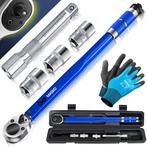 MASKO® Momentsleutel - 6-delig set - 40-210Nm - Blauw, Doe-het-zelf en Bouw, Verzenden, Nieuw
