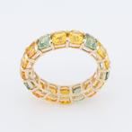 Zonder Minimumprijs - Ring - 14 karaat Geel goud - 3.82ct., Nieuw