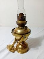 Olielamp (2) - Cabinelamp - Messingglas - Gimbel gemonteerde